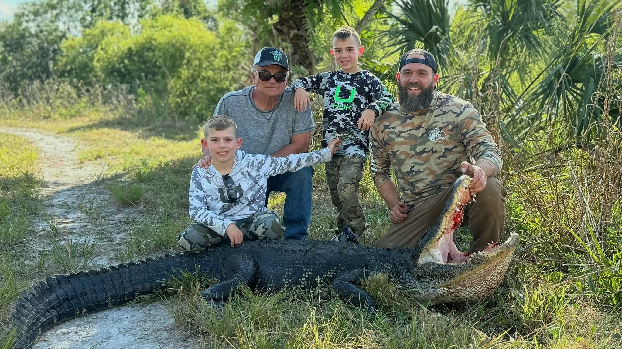 Photo 3 of guide Cypress Marsh Outfitters, 10 - 20 years, uses Bow and Crossbow and Handgun and Rifle and Shotgun, specializes in Alligator and Deer and Dove and Duck and Turkey and Wild Boar, skilled in Baiting and Calling and Decoys and Hunting with Dogs and Stand Hunting and Still Hunting