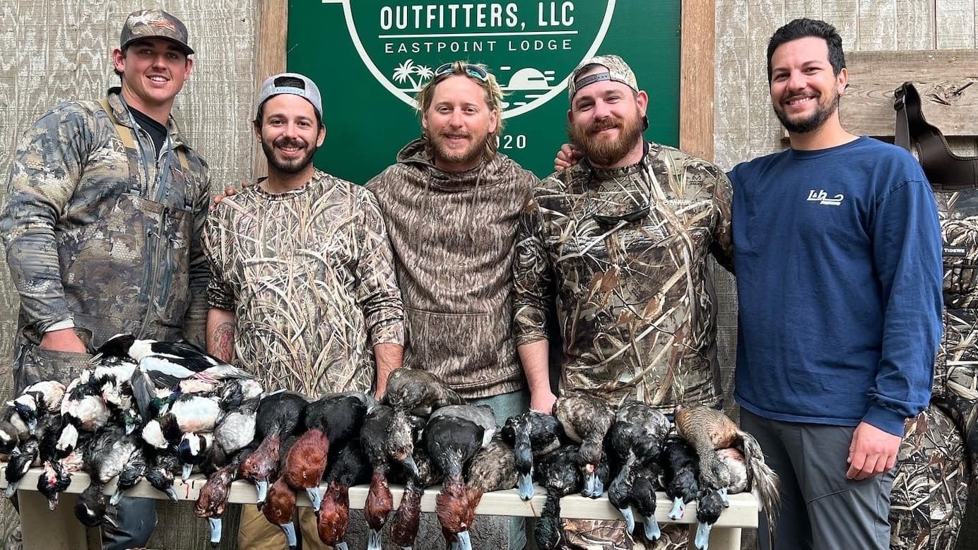 Photo 11 of guide Williamson Outfitters, LLC, 5 - 10 years, uses Bow and Crossbow and Gig and Handgun and Muzzleloader and Rifle and Shotgun, specializes in Alligator and Duck and Flounder and Wild Boar, skilled in Baiting and Canoe/Boat and Gigging and Hunting with Dogs and Night/Thermal Hunting and Run and Gun and Spot and Stalk and Still Hunting and Tracking