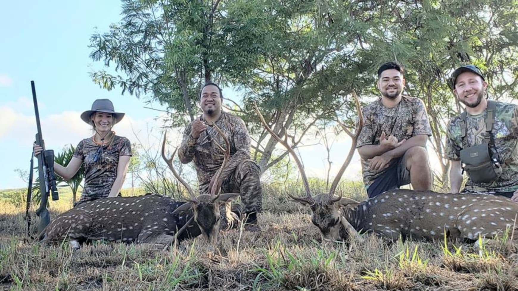 Photo 7 of guide Go Hawaii Outfitters, 10 - 20 years, uses Rifle, specializes in Axis Deer and Blackbuck, skilled in Spot and Stalk