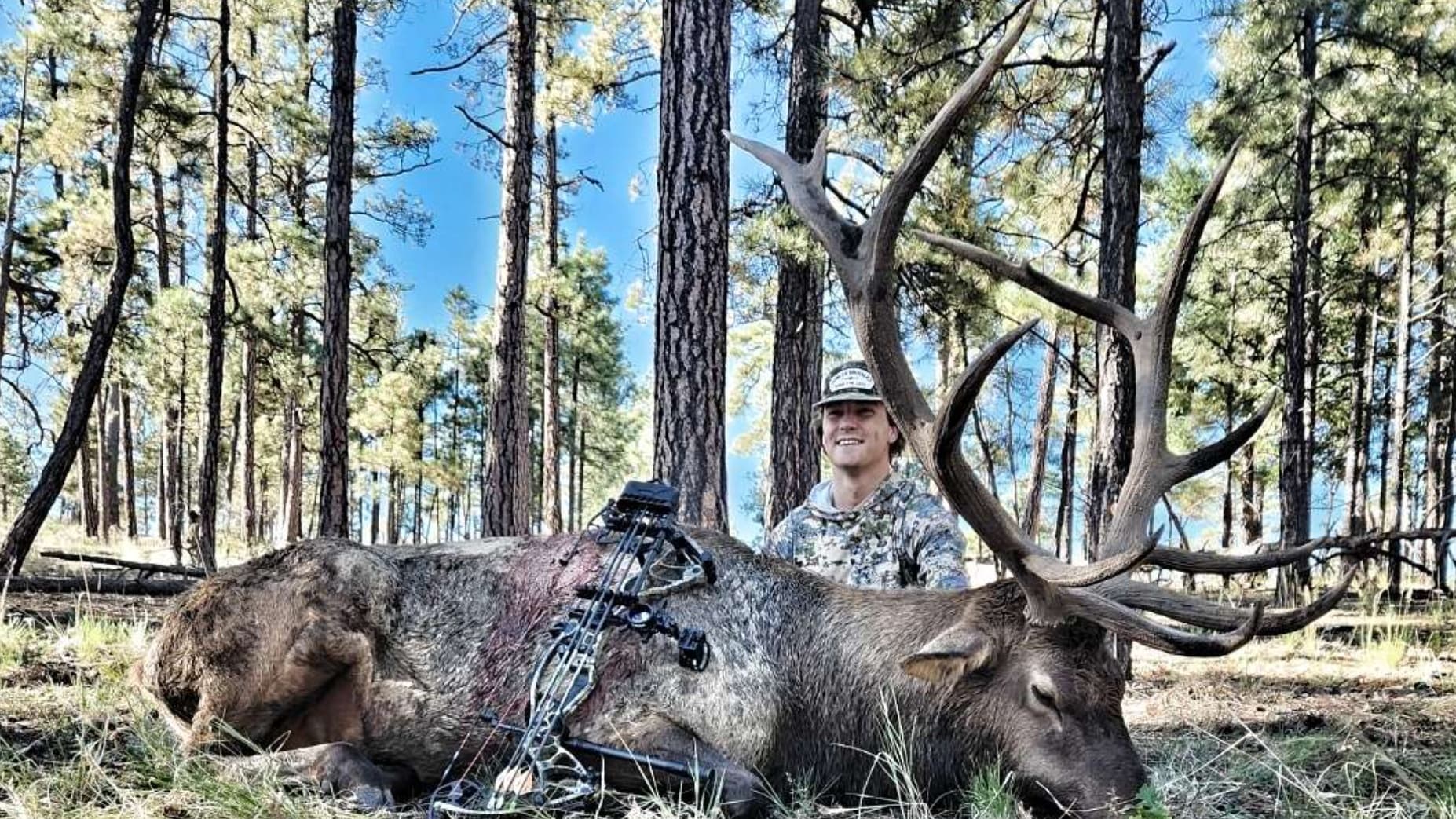 Photo 10 of guide Sierra Blanca Outfitters, 20+ years, uses Bow and Muzzleloader and Rifle, specializes in Antelope and Bear and Black Bear and Elk and Mountain Lion and Mule Deer and Turkey, skilled in Calling and Decoys and Ground Blind and Hunting with Dogs and Run and Gun and Spot and Stalk and Still Hunting