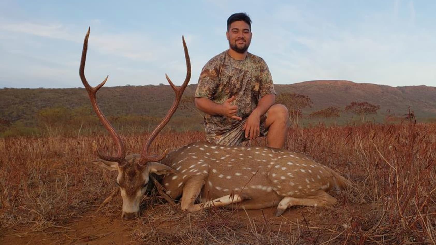 Photo 5 of guide Go Hawaii Outfitters, 10 - 20 years, uses Rifle, specializes in Axis Deer and Blackbuck, skilled in Spot and Stalk